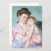 Sleepy Baby | Mary Cassatt (Vorne/Hinten)
