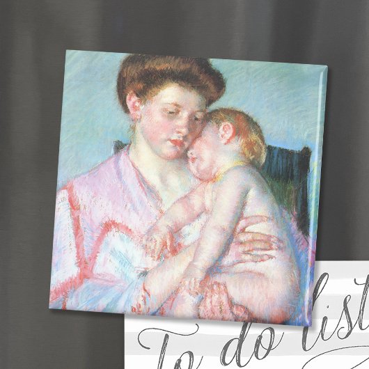 Sleepy Baby | Mary Cassatt Magnet