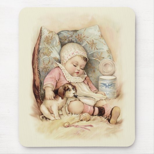 Sleepy Baby Mousepad (Vorne)