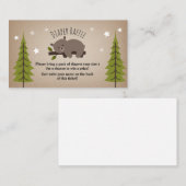 Sleepy Bärenstars Diaper Raffel Begleitkarte (Vorne/Hinten)