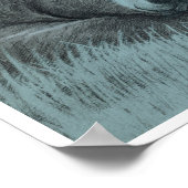 Sleepy Bear and Mouse Print Poster (Ecke)