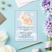 Sleepy Bear Baby Shower Invitation  Acryleinladungen (In Situ (Hochzeit))