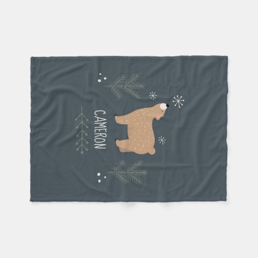 Sleepy Bear Fleecedecke (Vorderseite (Horizontal))