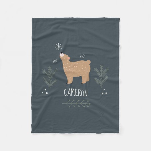 Sleepy Bear Fleecedecke (Vorderseite)