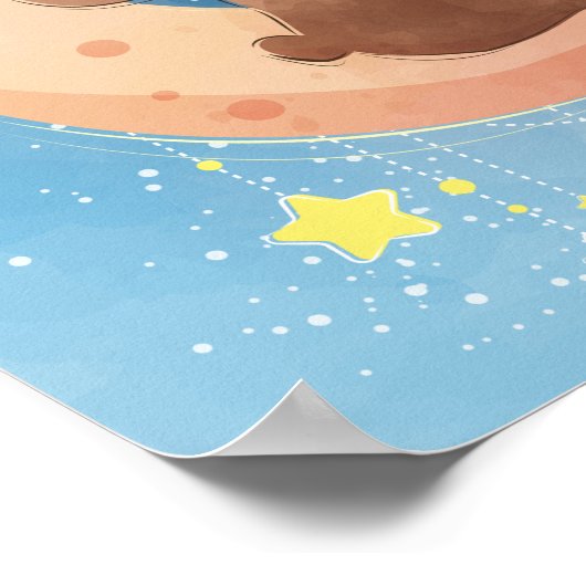 Sleepy Bear Poster (Ecke)