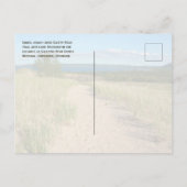 Sleepy Bear Trail Lake Superior, Sleepy Bear Dunes Postkarte (Rückseite)