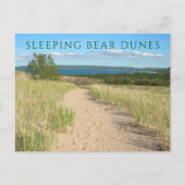 Sleepy Bear Trail Lake Superior, Sleepy Bear Dunes Postkarte (Vorderseite)