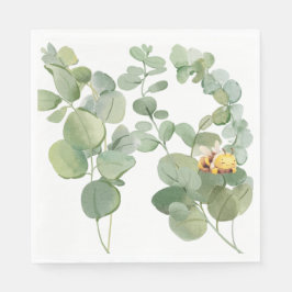 Sleepy Bee Paper Napkin Serviette