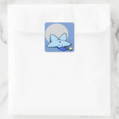 Sleepy Blue Star Sticker (Tasche)