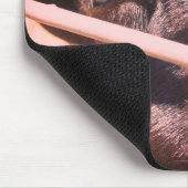 Sleepy Bull Farm Animal Nature  Mousepad (Ecke)