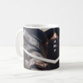 Sleepy Bull Farm Animal Personalisiert Kaffeetasse (Vorderseite Links)