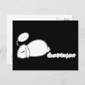 Sleepy Bunny Stewie Postcard Postkarte (Vorne/Hinten)