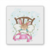 "Sleepy Bunny Sticker" Aufkleber (Vorderseite)