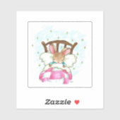 "Sleepy Bunny Sticker" Aufkleber (Blatt)