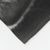 Sleepy Cat Face Fotograpie Fleecedecke (Ecke)