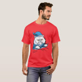 Sleepy Cat friend T-Shirt (Vorne ganz)