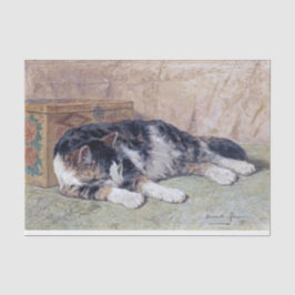 Sleepy Cat ・ Henriette Ronner-Knip (1821-1909) Seidenpapier