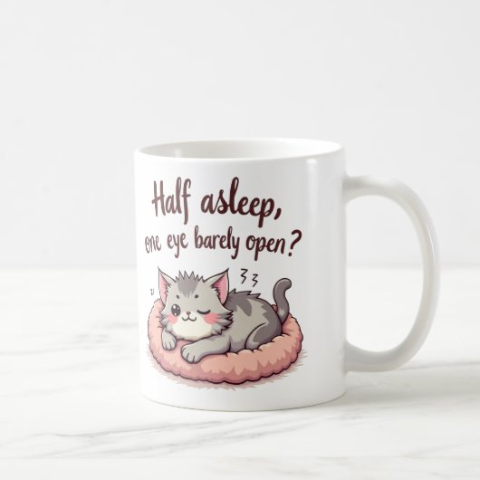 Sleepy Cat Kaffeetasse (Rechts)