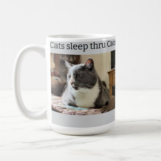 Sleepy Cat Kaffeetasse (Links)