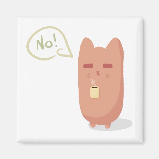 Sleepy Cat Magnet (Vorne)