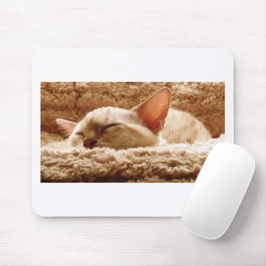 Sleepy Cat Mousepad (Mit Mouse)