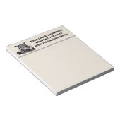 Sleepy Cat Notizblock (angewinkelt)