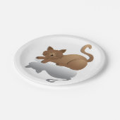Sleepy Cat Pappteller (Schrägansicht)