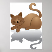 Sleepy Cat Poster (Vorne)