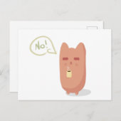 Sleepy Cat Postkarte (Vorne/Hinten)