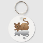 Sleepy Cat Schlüsselanhänger (Vorderseite)