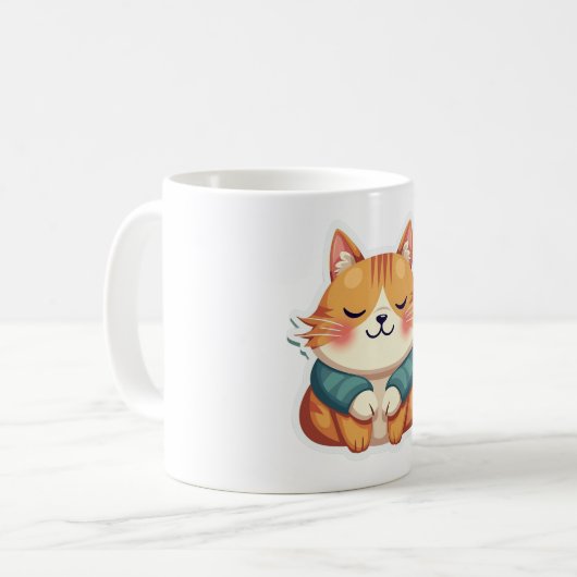 Sleepy Cat Tasse (Vorderseite Links)