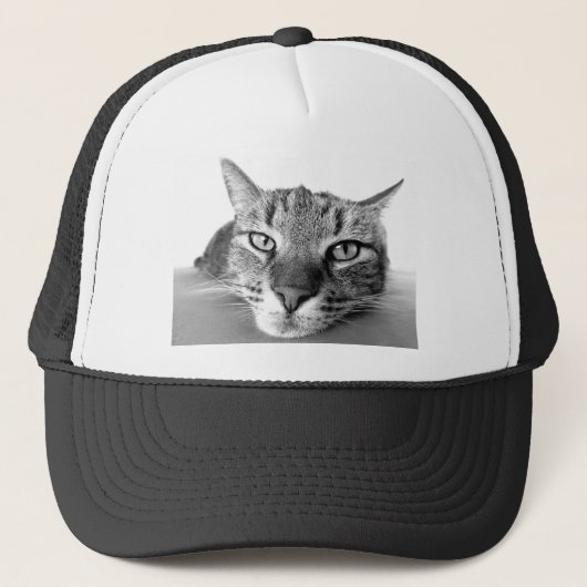 Sleepy Cat Truckerkappe (Vorderseite)