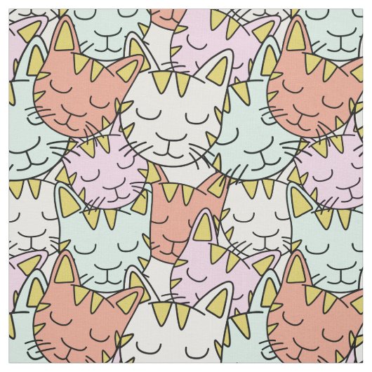 Sleepy Cats Muster Stoff (Muster)