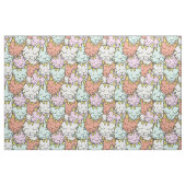 Sleepy Cats Muster Stoff (Fat Quarter (45,7 x 55,9 cm))
