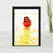 Sleepy Chipmunk Karte (Rückseite)