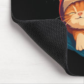 Sleepy Christmas Cat Mousepad (Ecke)
