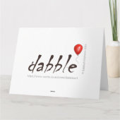 Sleepy Christmas Hippo Trio Weihnachtskarte Karte (Rückseite)