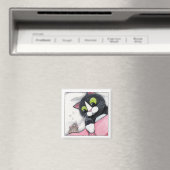 Sleepy Companion - Cat Magnet (In Situ (Geschirrspüler))