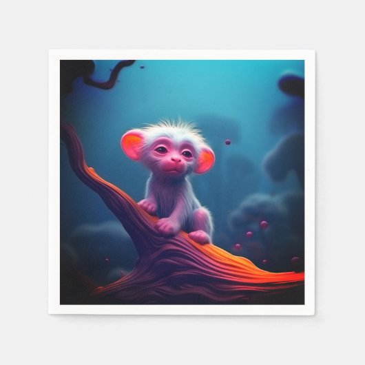 Sleepy Creature Serviette (Vorderseite)