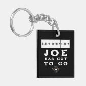 Sleepy Creepy Sloppy JOE HAT GOT ZU GEO Schlüsselanhänger (Vorderseite links)