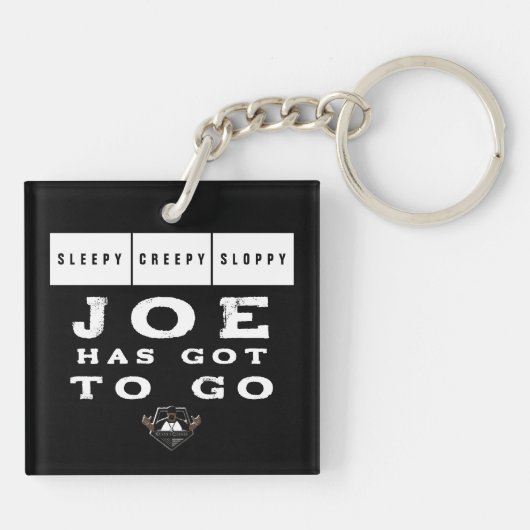 Sleepy Creepy Sloppy JOE HAT GOT ZU GEO Schlüsselanhänger (Rückseite)