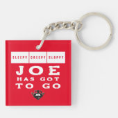 Sleepy Creepy Sloppy JOE HAT GOT ZU GEO Schlüsselanhänger (Rückseite)