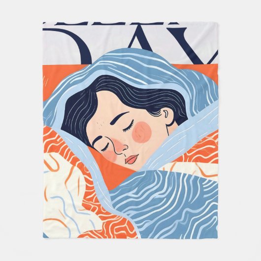 Sleepy Day Fleecedecke (Vorderseite)