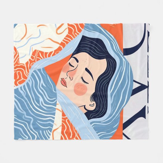 Sleepy Day Fleecedecke (Vorderseite (Horizontal))