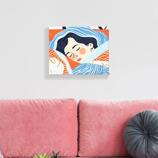 Sleepy Day Leinwanddruck (Insitu (Wohnzimmer))