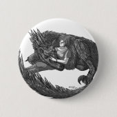 Sleepy Dinosaur Button (Vorderseite)