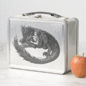 Sleepy Dinosaur Metall Brotdose (Beispiel)