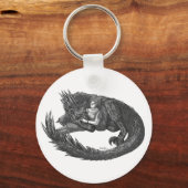 Sleepy Dinosaur Schlüsselanhänger (Vorderseite)