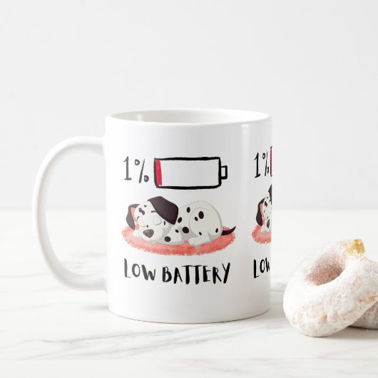 Sleepy Dog Design Kaffeetasse (Mit Donut)