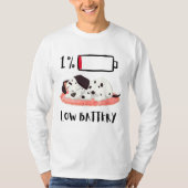 Sleepy Dog Design T-Shirt (Vorderseite)